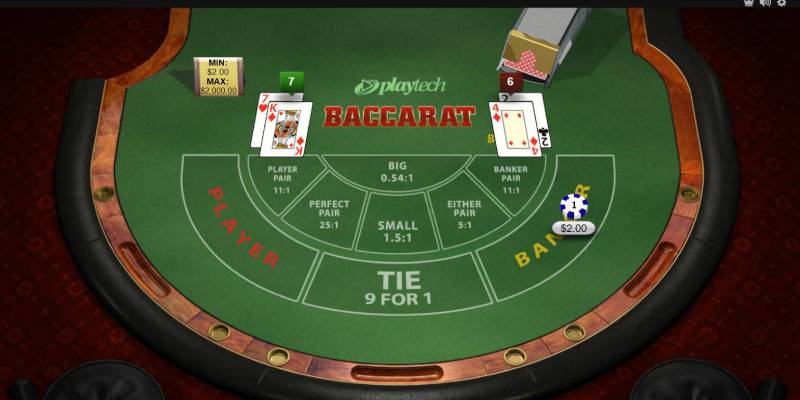 Các Cửa Cược Trong Baccarat