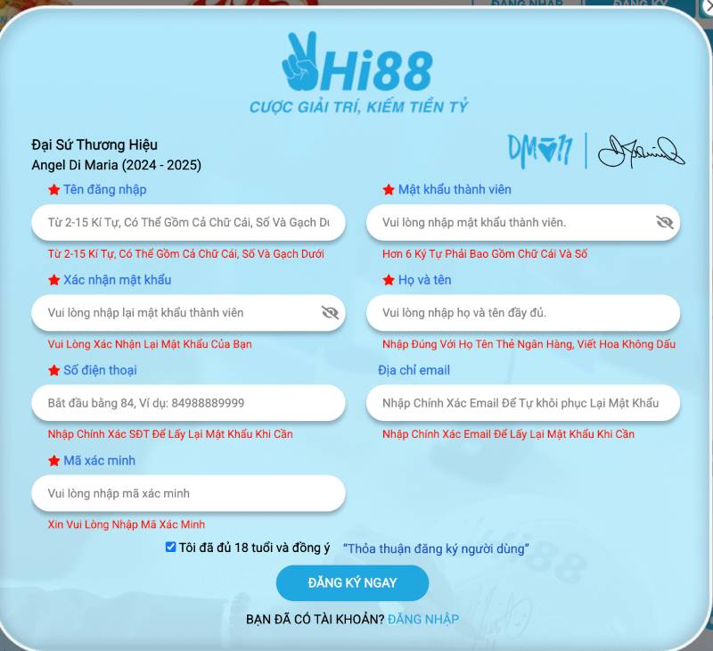 Hướng Dẫn Đăng Ký Và Tải App Hi88